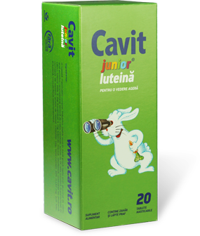 Cavit Junior luteina tablete masticabile